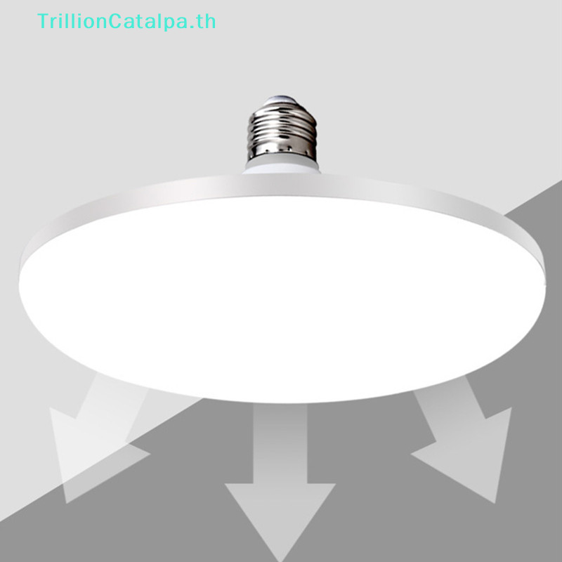 Trillioncatalpa หลอดไฟ Led Led Super Bright 12W 15W 20W 30W 50W 220V UFO ไฟ Leds ในร่ม Warm White Lightg โคมไฟตั้งโต๊ะโรงรถ TH