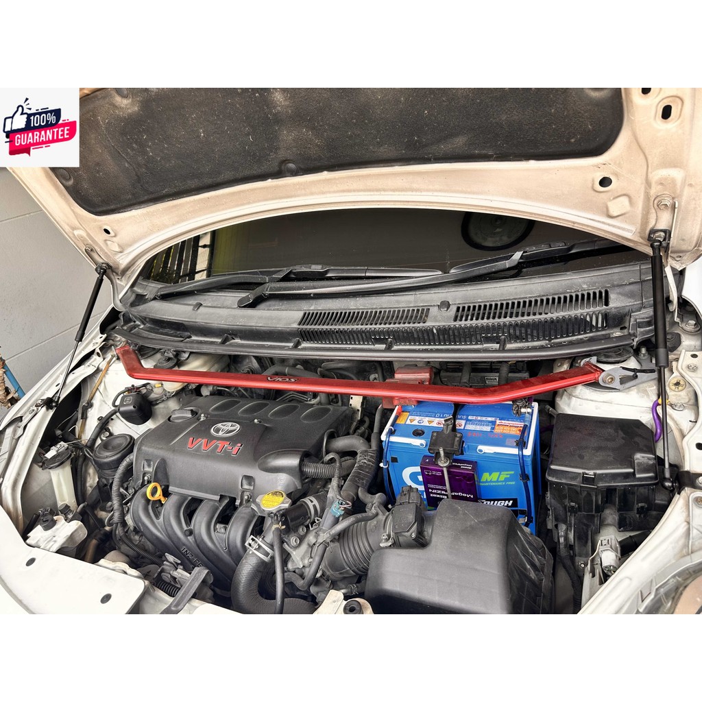 โช๊คฝากระโปรง หน้า Toyota Vios Gen2 2006-2012 สินตรงรุ่นไม่ต้องเจาะ ของแต่ง โตโยต้า วีออส ห้องเครื่อ