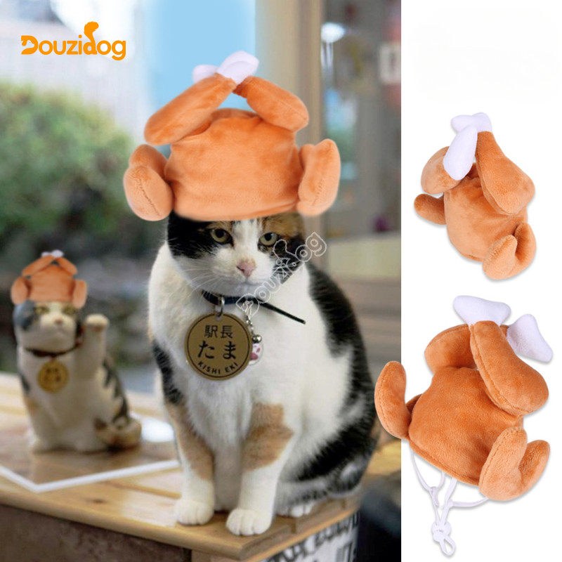 ฮาโลวีนรูปแบบใหม่สัตว์เลี้ยงสุนัขแมวขาไก่สัมผัสหูหมวก