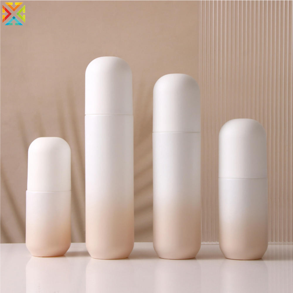 30/60/100/120ml สเปรย์แบบพกพาขวดรีฟิลคอนเทนเนอร์เครื่องสําอางสําหรับ Liquid Foundation Frosted Glass โลชั่นปั๊มขวดกด Dispenser