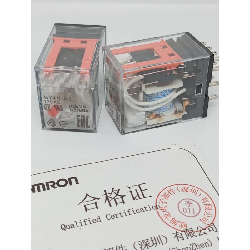 ราคาถูก! รีเลย์ ของแท้ใหม่  MY4N-GS 12VDC 24VDC  220vac MY4GS  12VAc 24vac ราคา ถูกที่สุด ดีลบีเคเค แกลเลอรีภาพที่ 4