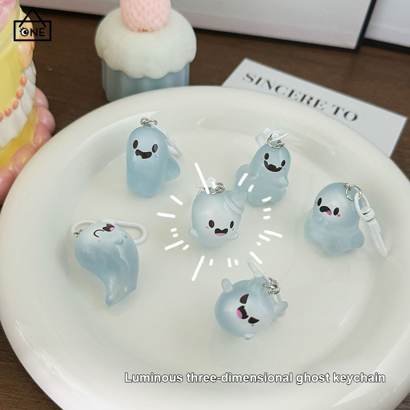 COD❤️พวงกุญแจจี้ผีฮาโลวีนลายการ์ตูนน่ารักความคิดสร้างสรรค์ประดับสําหรับกระเป๋านักเรียนคู่รักเพื่อนของขวัญ-a.one