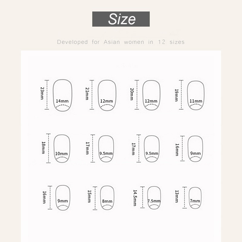 (พร้อมกล่อง) สีแดงรูปดาวห้าแฉกและโบว์แบบสไตล์ฝรั่งเศสเล็บปลอมรูปไข่เล็บปลอม 24 ชิ้น/กล่อง R876 - รูปที่ 5