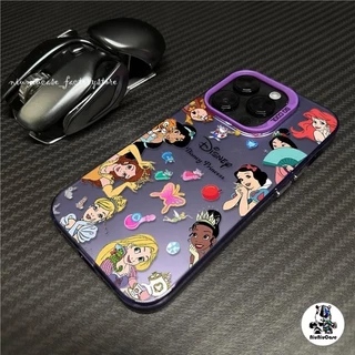 เคสไอโฟน11 เจ้าหญิงแบบเต็มหน้าจอ For IPhone 11 13 12 7Plus 14 15 11 Pro MAX 8 7 Plus X XR XS SE เคส หรูหราป้องกันการตก