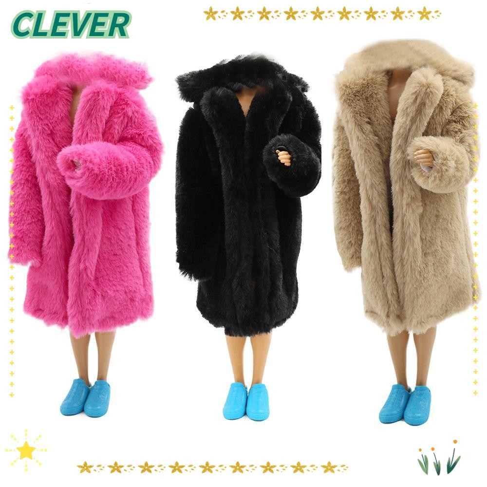 Clever เสื้อผ้าตุ๊กตา Handmade Plush Accessories Mini Coat