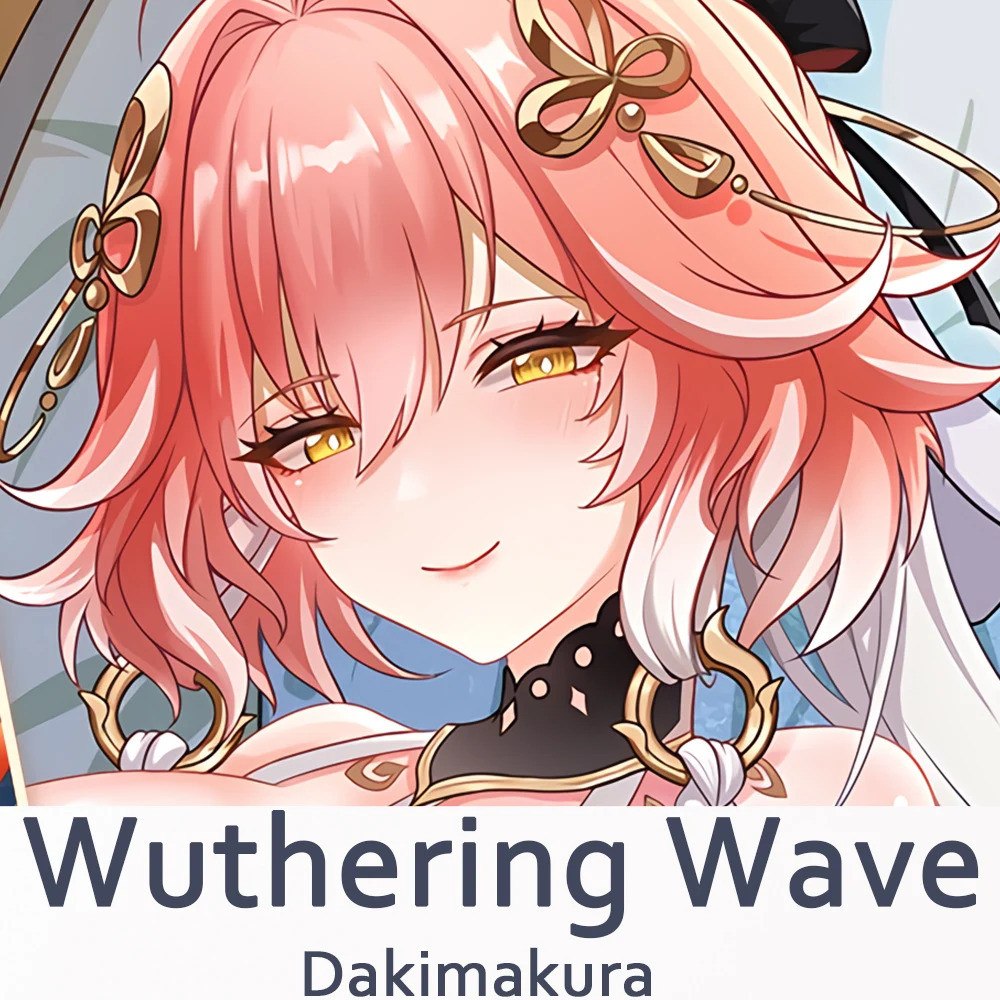 Wuthering Waves Dakimakura 2WAY Hing Body Case อะนิเมะ Wuwa หมอนเบาะรองนั่ง