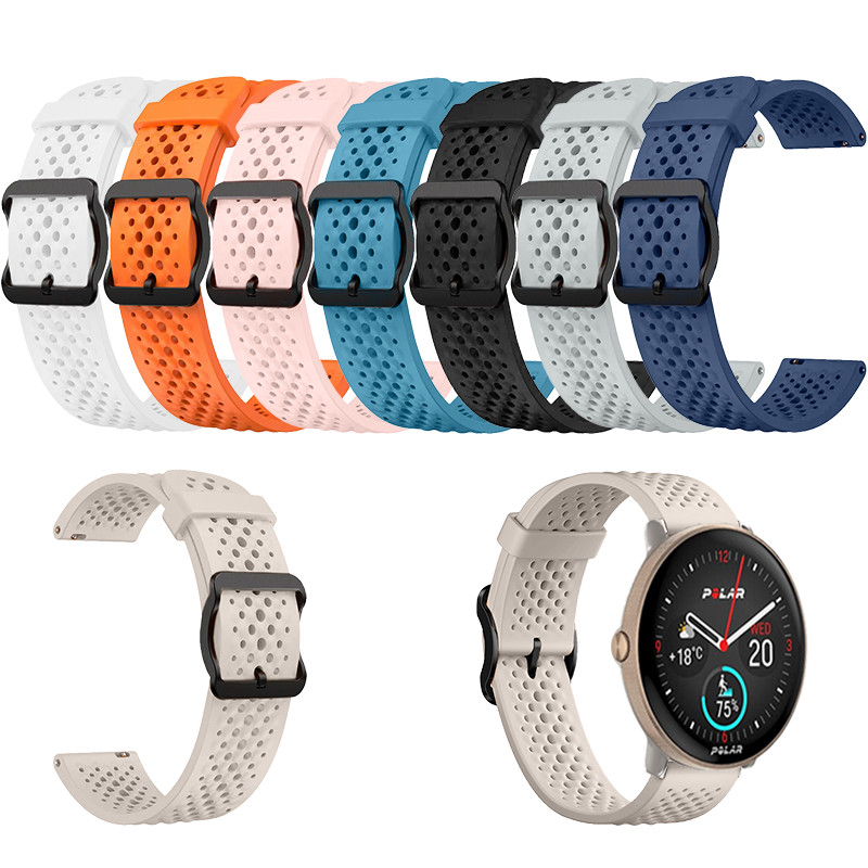 สําหรับ POLAR Ignite 3 สายรัด POLAR Unite/Pacer สายรัดซิลิโคนสายรัด Quick Release 20 มม. 22 มม.