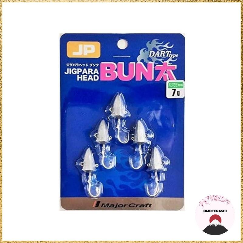 Major Craft Jigpara Head Bunta Dart Type JPBU-DART 7g
Major Craft Jigpara Head Bunta Dart Type JPBU-