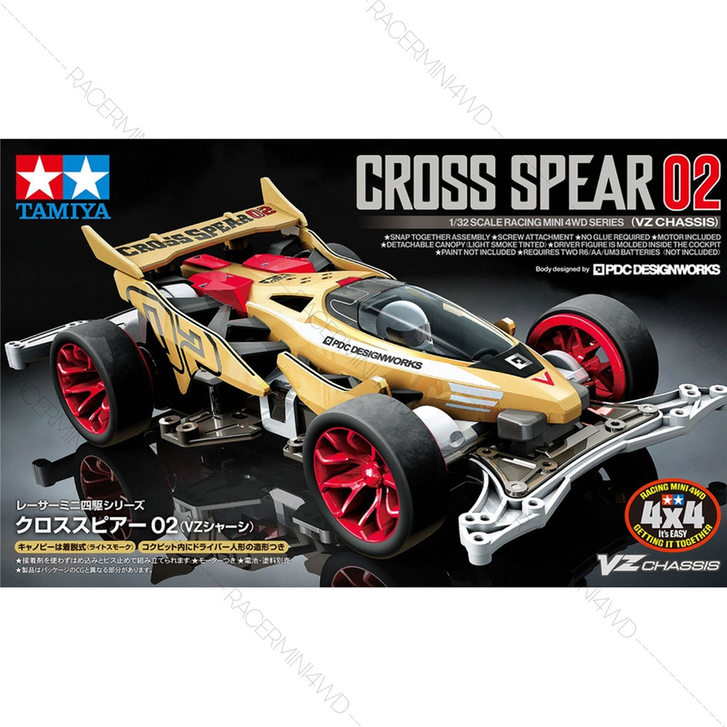TAMIYA Cross Spear 02 (VZ Chassis) 18104