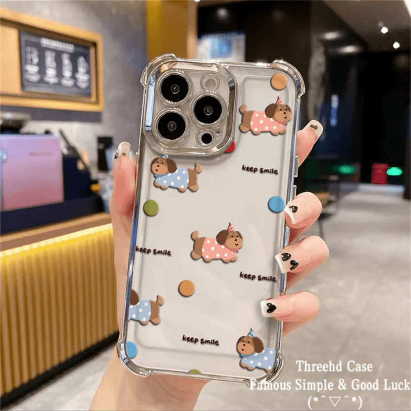 SAMSUNG สําหรับsamsung A55 A35 A05 A05s A54 A12 A13 A14 A15 A03 A22 A25 A23 A54 A34 A33 A34 S21 S23S24 สี่มุมถุงลมนิรภัยป้องกันเลนส์การ์ตูนสนุกTPU Cover