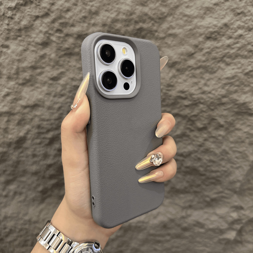 ขั้นสูงลิ้นจี่ Frosted เคสโทรศัพท์สําหรับ iPhone16 15 14 13 12 11 Pro MAX IXS MAX XR XS ปลอกกันกระแทกป้องกันกล้อง Drop ทนซิลิโคนนุ่มปกหลัง