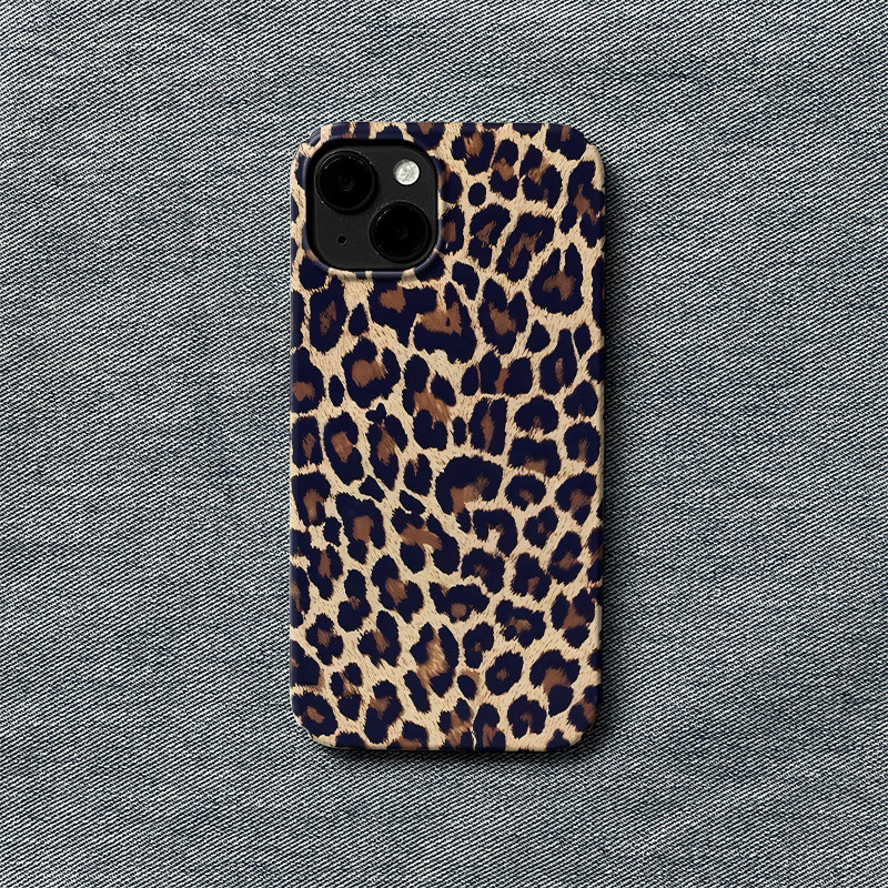 เคสโทรศัพท์สำหรับ iPhone ลายเสือดาวสีน้ำตาล iphone16promax Premium Sense 14เคสแข็งเคสโทรศัพท์สำหรับ iphone15ฟิล์ม13MINI/12เคสโทรศัพท์11เคสป้องกันแบบมีเอกลักษณ์สำหรับ XS g5xc