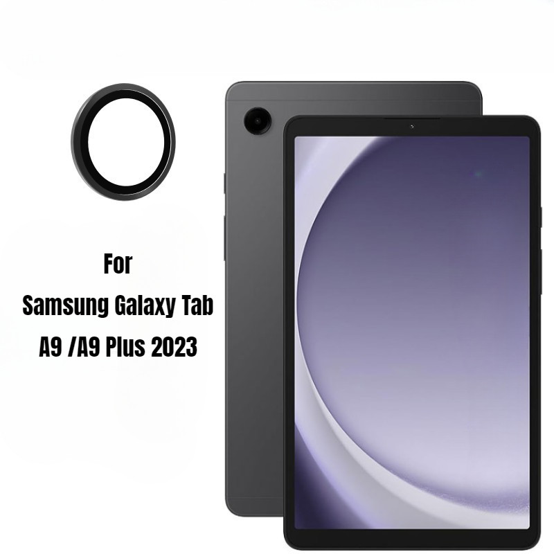 SAMSUNG โลหะกล้องเลนส์ป้องกันสําหรับsamsung Galaxy Tab A9 + 2023 A9 plus 11 "ฝาครอบกล้องกระจกนิรภัยสําหรับSamsung Tab A9 8.7 x110