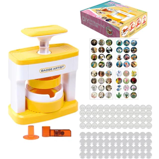 พร้อมส่ง เครื่องทําป้ายปุ่มกด ขนาด 55 มม. แบบพกพา Badge Maker Machine 55mm DIY Button Pin Maker