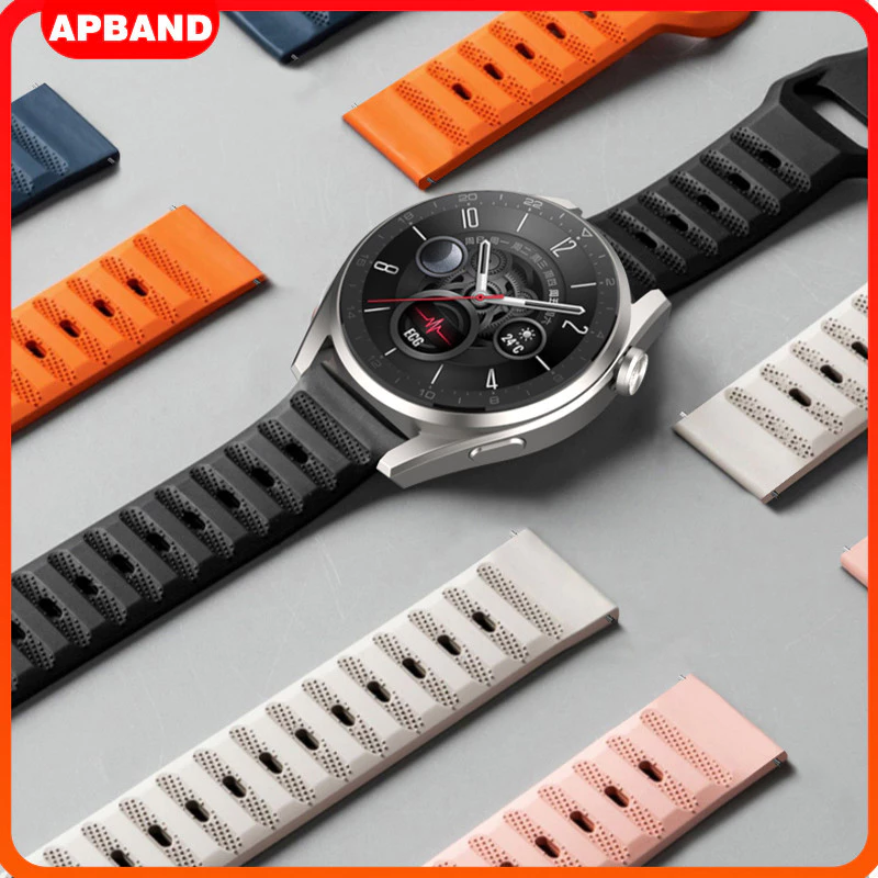 สายยางซิลิโคนสปอร์ตสำหรับ Samsung Galaxy Watch FE 7 6 5 4 20 มม. 22 มม. แบนด์สมาร์ทนาฬิกาสำหรับ for Amazfit bip 6/