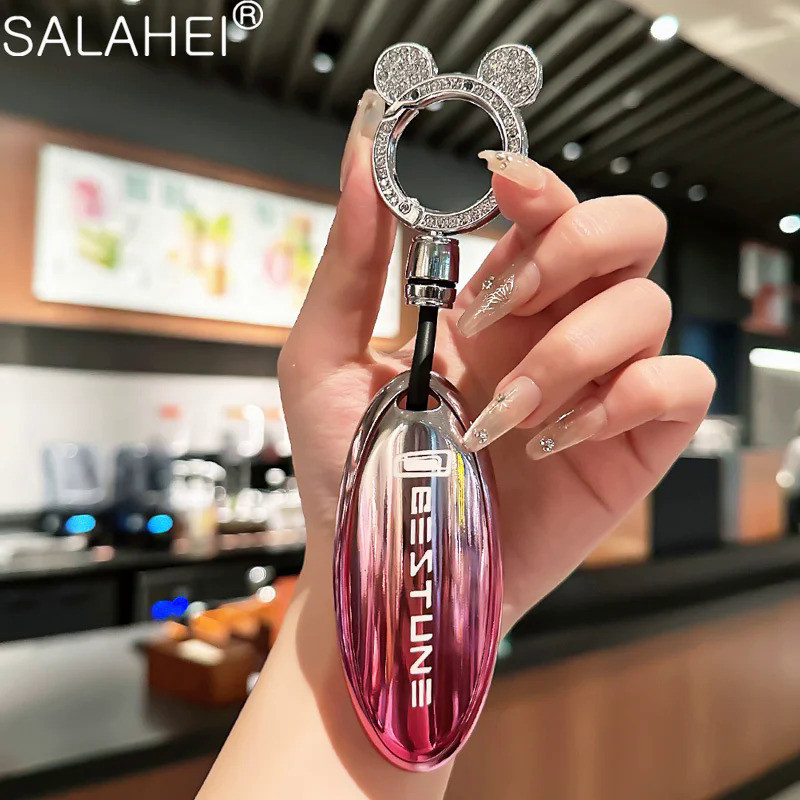 TPU Car Remote Key Case Cover Protector Holder Shell Bag For 2021 FAW Bestune T77 T77pro New B70 Buc