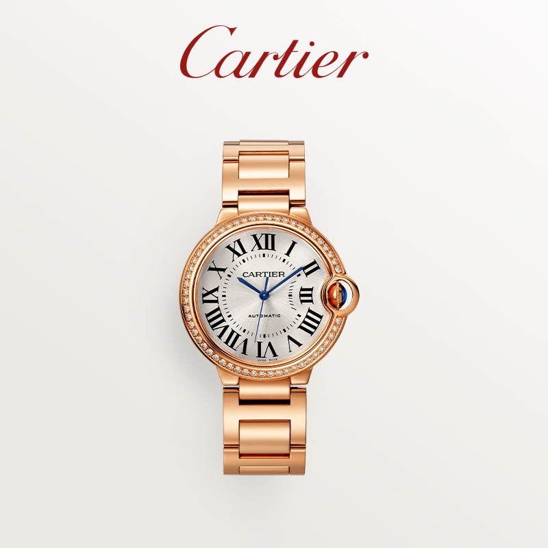 Cartier Cartier Ballon Bleu Blue Balloon Mechanical Watch นาฬิกาสาย Rose Gold