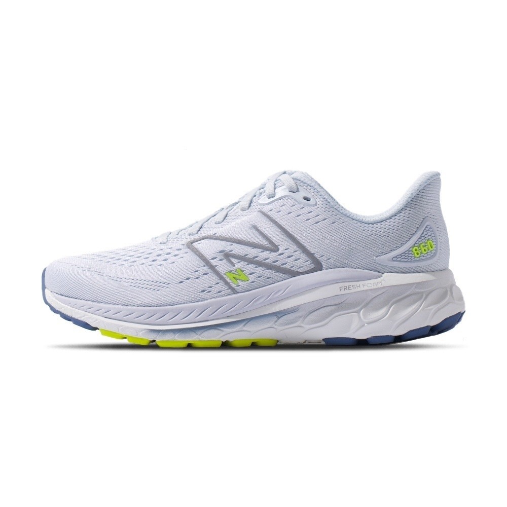 New Balance 860 V13 ผู้หญิงน้ําแข็งสีฟ้ากว้าง Last Cushioning รองเท้าผ้าใบแผนที่วิ่ง Jogging รองเท้า