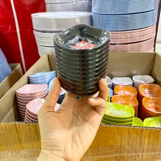 (12ใบ) ถ้วยน้ำจิ้ม 3นิ้ว พลาสติกABS ตราม้าทอง Golden Horse Plastic ABS 3 Inch Sauce Bowl