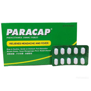 paracap พาราแคพ พาราเซตามอล paracetamol 500mg.