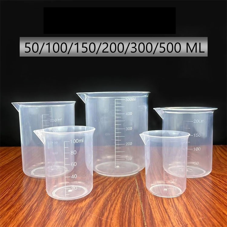 ☀️ถูกและดี☀️ Beaker บิ๊กเกอร์พลาสติก PP อย่างดี​ ถ้วยตวง​ แก้วตวง  เหยือกทนความร้อน เหยือกปากแหลม  5