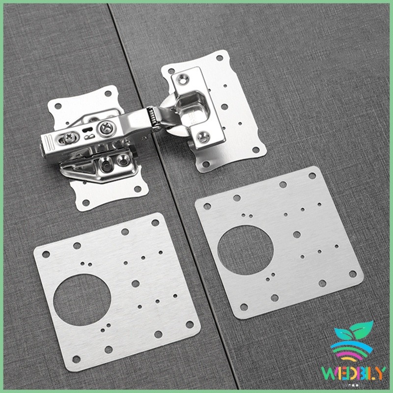 แผ่นซ่อมเสริมบานพับถ้วย ราคาต่อ 1 ชิ้น ใช้สำหรับบานพับ 35mm เท่านั้น Cabinet Hinges Repair Plate