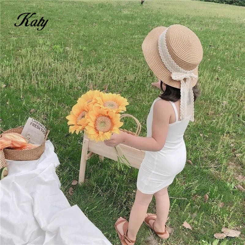 2026ฤดูร้อนกระโปรงสายเดี่ยวเด็กผู้หญิงเดรสรัดรูปความยาวปานกลางกระเป๋าเด็กสะโพกใส่ด้านในเสื้อกั๊กกระโปรงระบายอากาศเสื้อผ้าเด็กผู้หญิง - รูปที่ 3