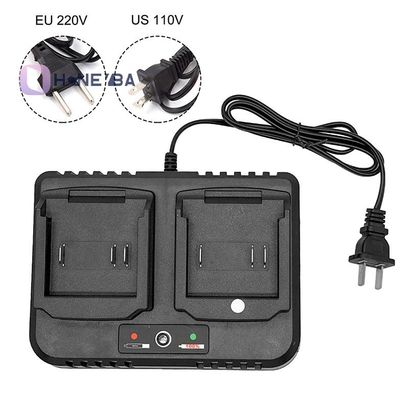 <Honeyby>เครื่องชาร์จสองที่นั่ง2.0Aสําหรับ18V 21v Li-ion BL1415 BL1420 BL1815 BL1830 BL1840 BL1860เครื่องบดสว่านไฟฟ้าNice