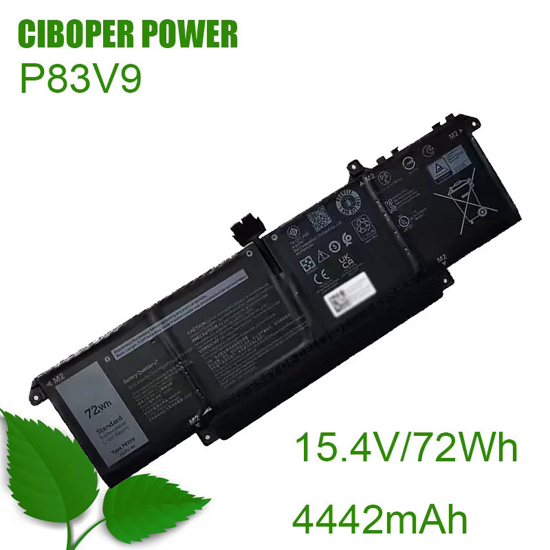 CP Laptop Battery P83V9/ CDTT2 15.4V/72Wh/4442mAh For For Precision 5470 P83V9 CDTT2 Notebook