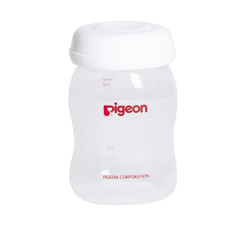 Pigeon ขวดเก็บน้ำนมซอฟท์ทัช 5 ออนซ์ คอกว้าง ของแท้ 100% จากประเทศญี่ปุ่น