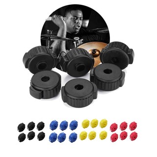 (6ชิ้น) กลองยืนฉิ่งปล่อยอย่างรวดเร็วปกแก้ไขหัวเข็มขัดพลาสติก…