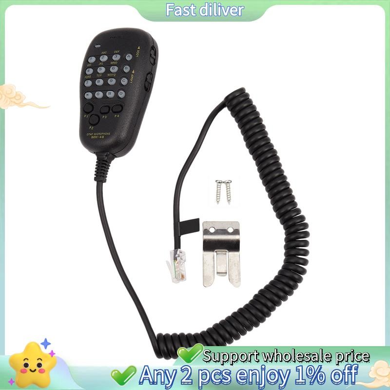 Dtmf MH-48A6J ไมโครโฟนไมโครโฟน RJ-45 ปลั๊กสําหรับ Yaesu FT-8900 FT-2800M OT8G วิทยุ