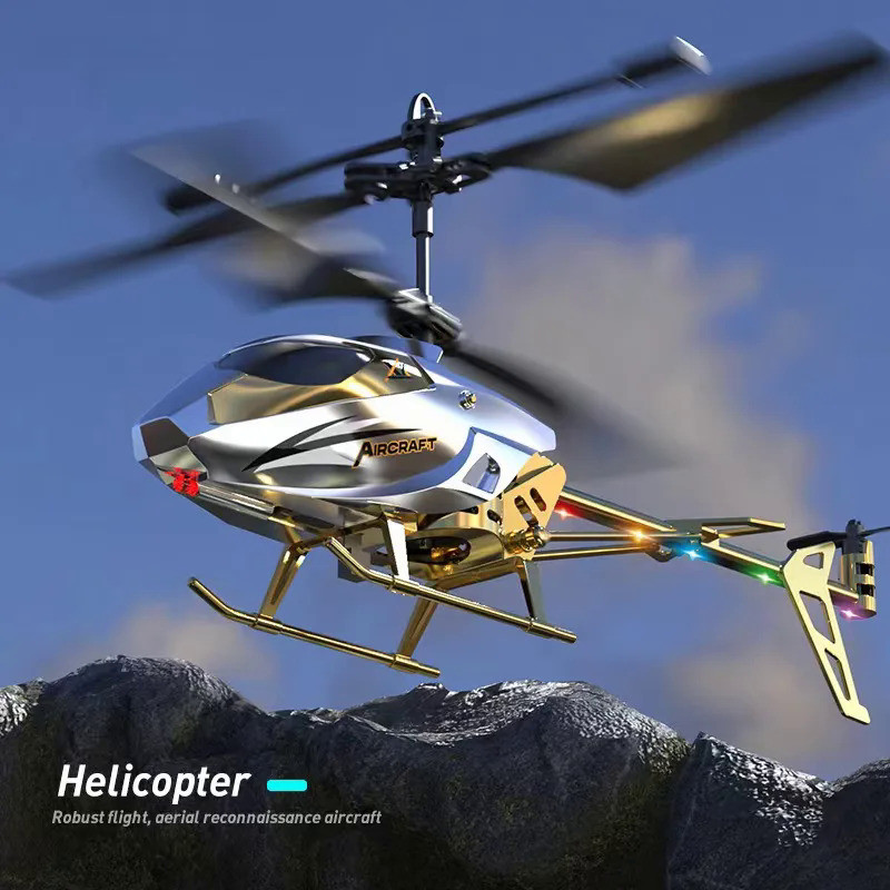 RC Helicopter 2.4GHZ 3.5 Channel Air Pressure Constant Height Light Remote Control Simulated Helicop