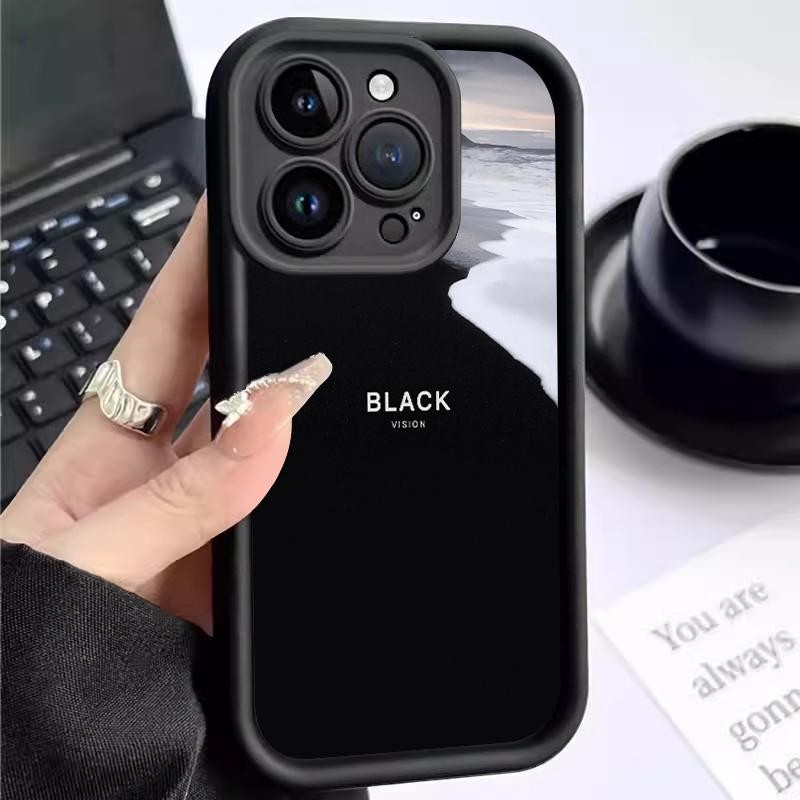 เหมาะสำหรับ VIVO Y36 4G 5G Y35 Y31 Y30g Y32 Y33 Y33s Y33t Y35 Y35m Y35+ Y35M+ กรณีโทรศัพท์แฟชั่นเคส Simple Night View