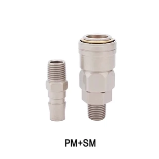คอปเปอร์ ข้อต่อลม คอปเปอร์ลม นิวเมติก ข้อต่อสวมเร็ว PP SP PM SM PH SH PF SF