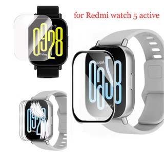 ฟิล์ม TPU แบบนุ่ม PMMA ป้องกันหน้าจอกระจกนิรภัยสําหรับ Redmi Watch 5 Active Watch5 Lite ฝาครอบป้องกันรอยขีดข่วน