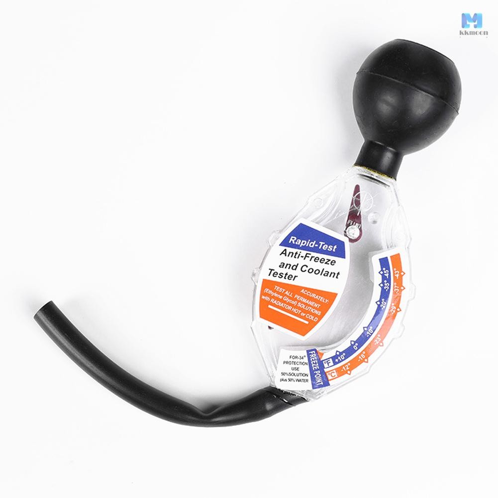 เครื่องวัดความหนาแน่นของ Densitometer แบบพกพาแบบมือถือ Antifreeze Dial ℃/℉ เครื่องทดสอบน้ําหล่อเย็นหม้อน้ํารถยนต์