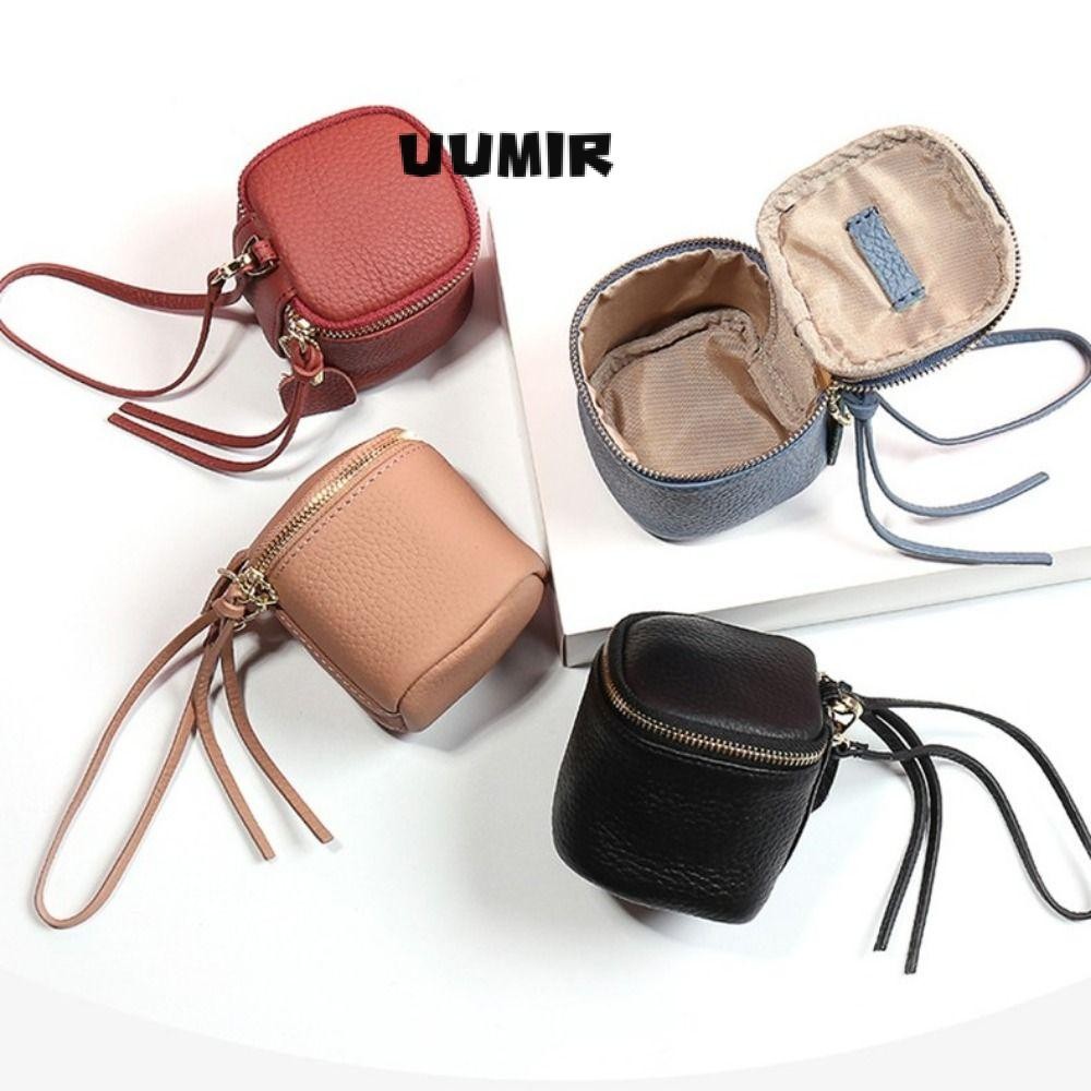 Uumir กระเป๋าเครื่องสําอางผู้หญิงกระเป๋าหนังแท้กระเป๋าแต่งหน้า