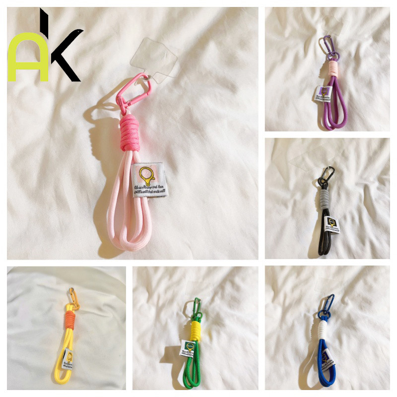 AK เชือกคล้องข้อมือ แบบสั้น อเนกประสงค์ สําหรับคล้องโทรศัพท์มือถือ 1 ชิ้น สีต่างๆ