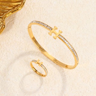 รุ่นแคบ ชม. ตัวอักษรรอบสร้อยข้อมือเหล็กไทเทเนียม ลูกบาศก์ เพ…