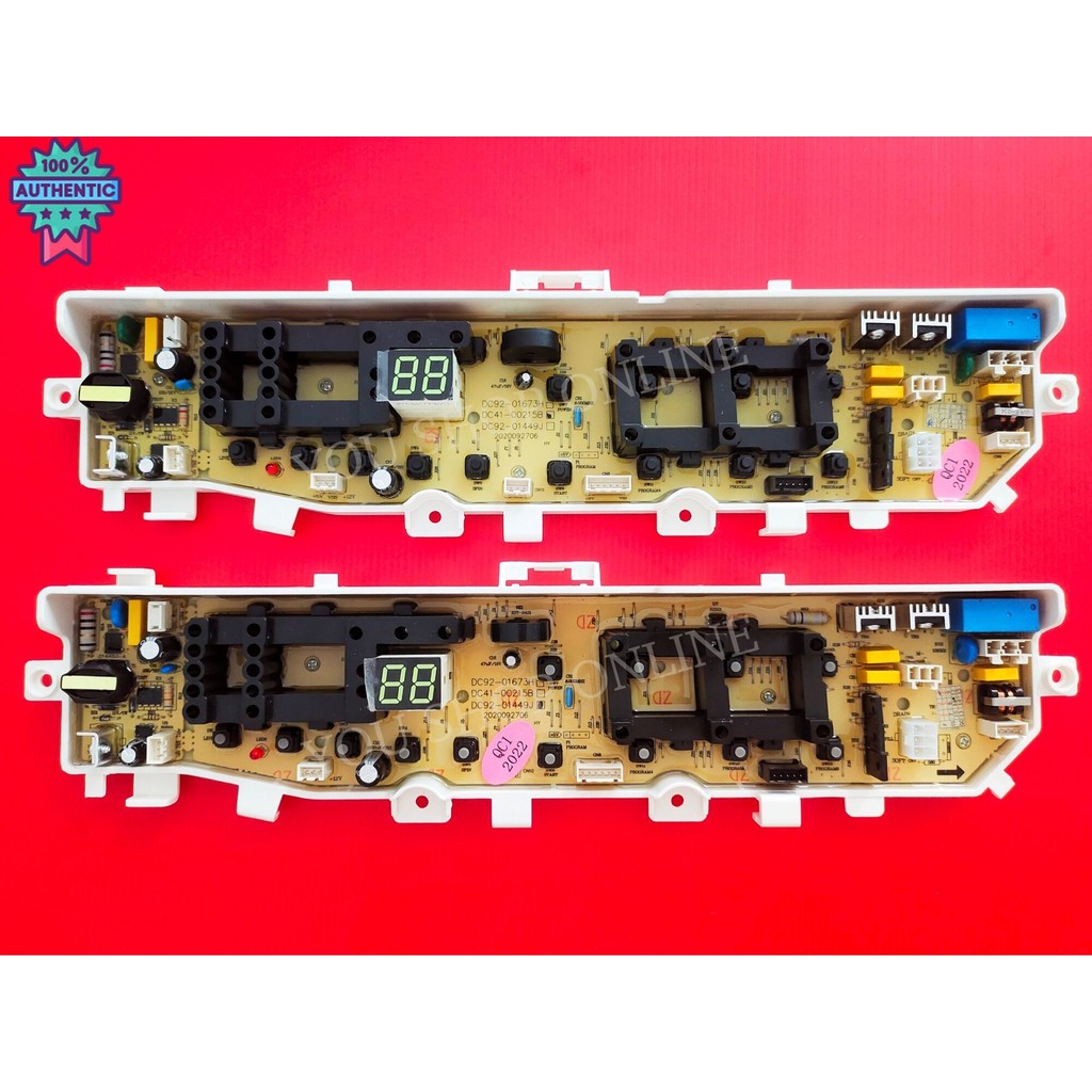 อร์ดเครื่องซักผ้าซัมซุง 3วาล์ว 13ปุ่ม PCB SAMSUNG 8.5-12KG พาร์ท DC92-00215B ใช้แทนพาร์ท DC92-01764A