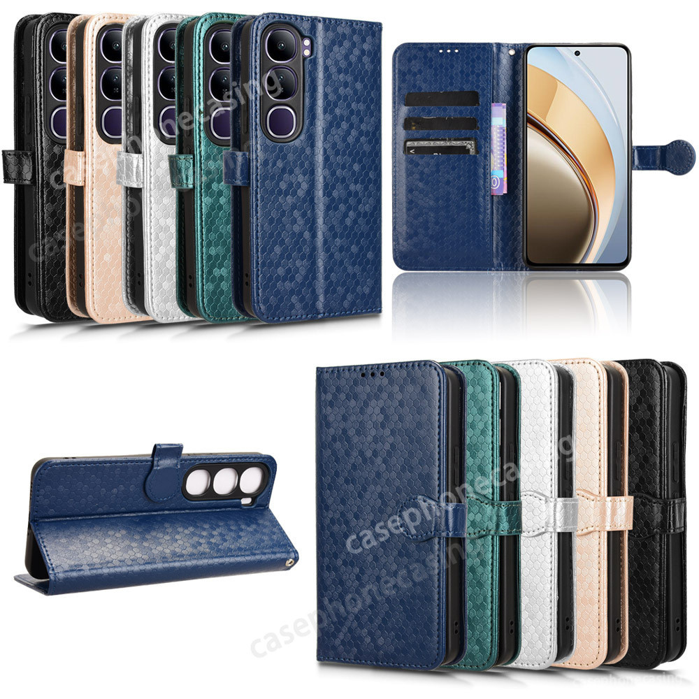Flip Casing สําหรับ Vivo Y19s Vivo Y19s Y 19S 4G 2024 เคสโทรศัพท์ lanyard Card Bag Business Wallet C