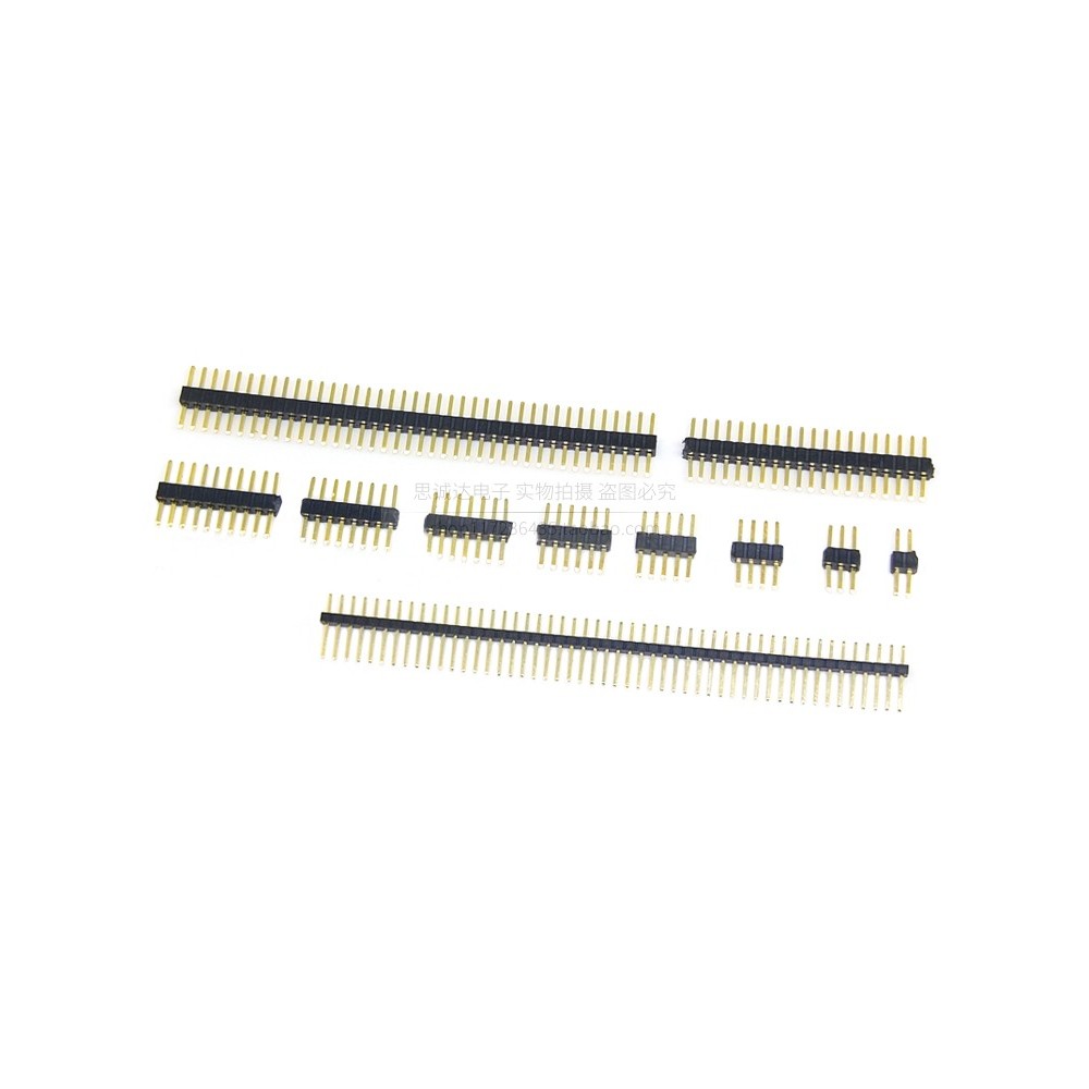 1.27MM Pitch Single Pin Straight Pin Pin 1 * 2P 1 * 3P 1 * 4P, 5P, 6P, 7P, 8P, 9P, 10P, 12P, 14P, 15