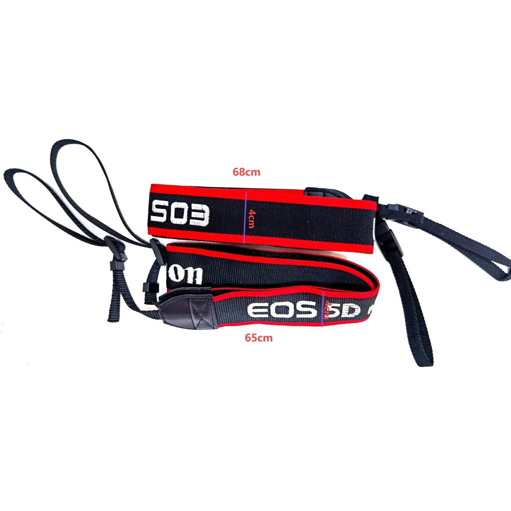 1 ชิ้นสําหรับสายคล้องกล้อง Canon SLR สําหรับ EOS 5DII เข็มขัดคล้องคอสายคล้องไหล่
