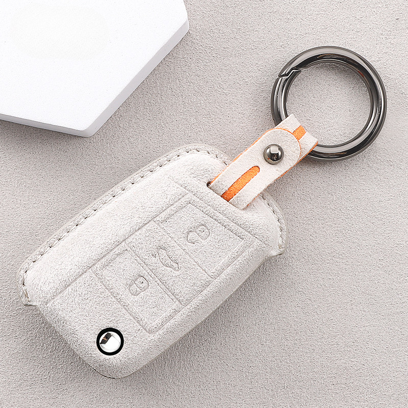 หนังรถ Flip Key Case สําหรับ VW Volkswagen Golf 7 MK7 Tiguan MK2 สําหรับที่นั่ง Ateca Leon FR 2 Ibiz