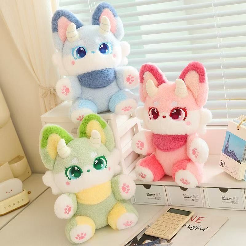 Eudemons Doll kitty Cat ตุ๊กตาน่ารัก Nina Demon Couple Fox Cute Fox Gift Doll
