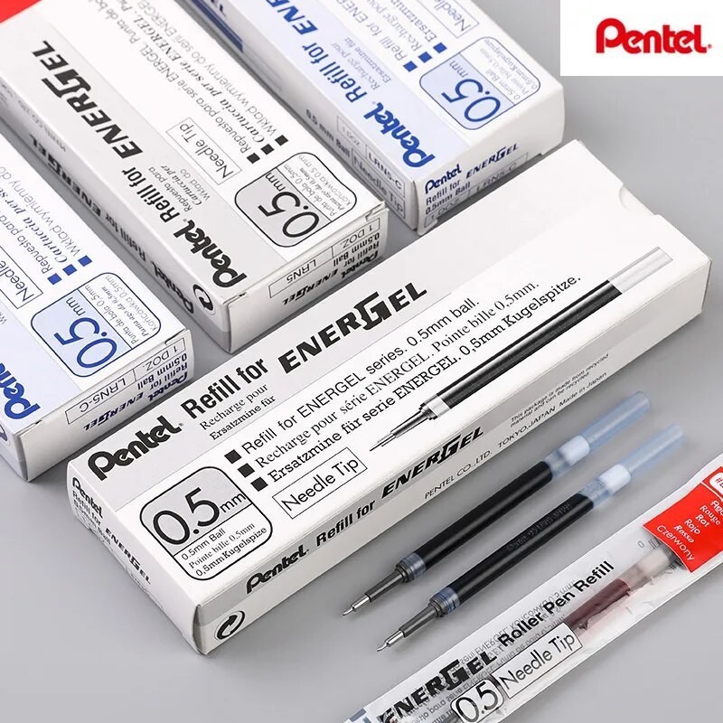 (กล่อง 12 ชิ้น) ไส้ปากกาเพ็นเทล Pentel Energel รุ่น LRN ขนาด 0.4 0.5 0.7 MM มีให้เลือกหลายสี หลายขนาด - รูปที่ 5