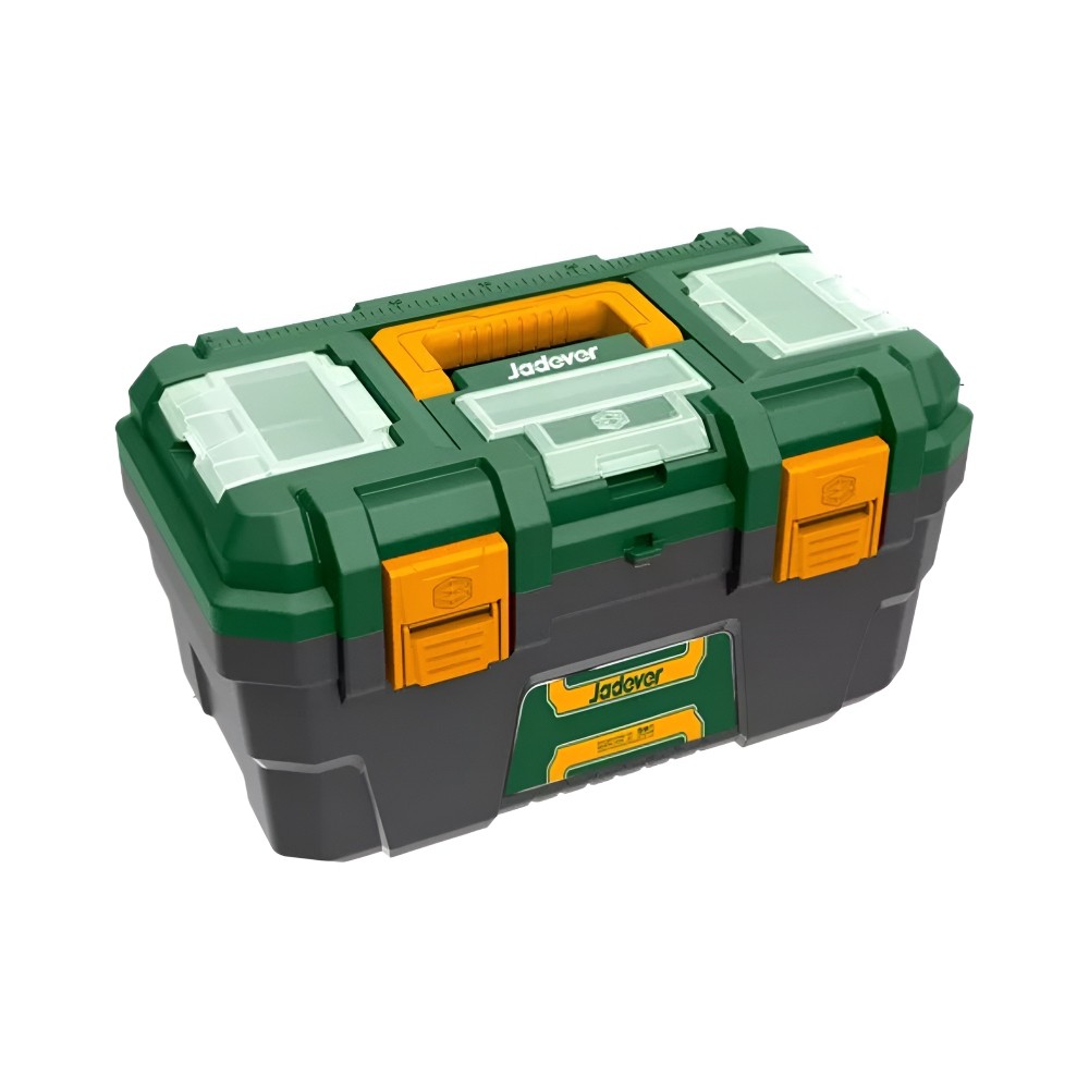 🔥ส่งเร็ว ถูกสุด🔥JADEVER ชุดกล่องเครื่องมือพลาสติก ตัวล็อกพลาสติก ขนาด 16 นิ้ว รุ่น JDTB1316 กล่องเคร