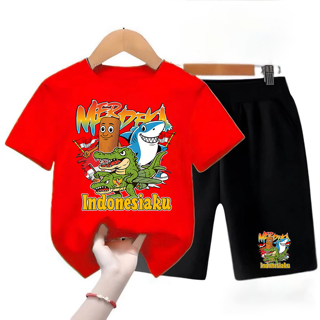 CHILDRENS SUITS AUGUST 17, ANOMALI และ TUNG SAHUR รุ่น UNISEX / BOYS AND GIRLS เสื้อผ้า AUGUST 17 / 