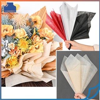 Shine กระดาษห่อช่อดอกไม้ ผ้าฝ้ายโปร่งแสง หลากสี สําหรับตกแต่…